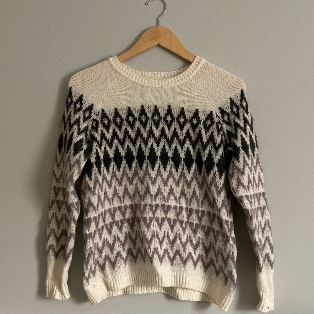 LOFT patterned sweater